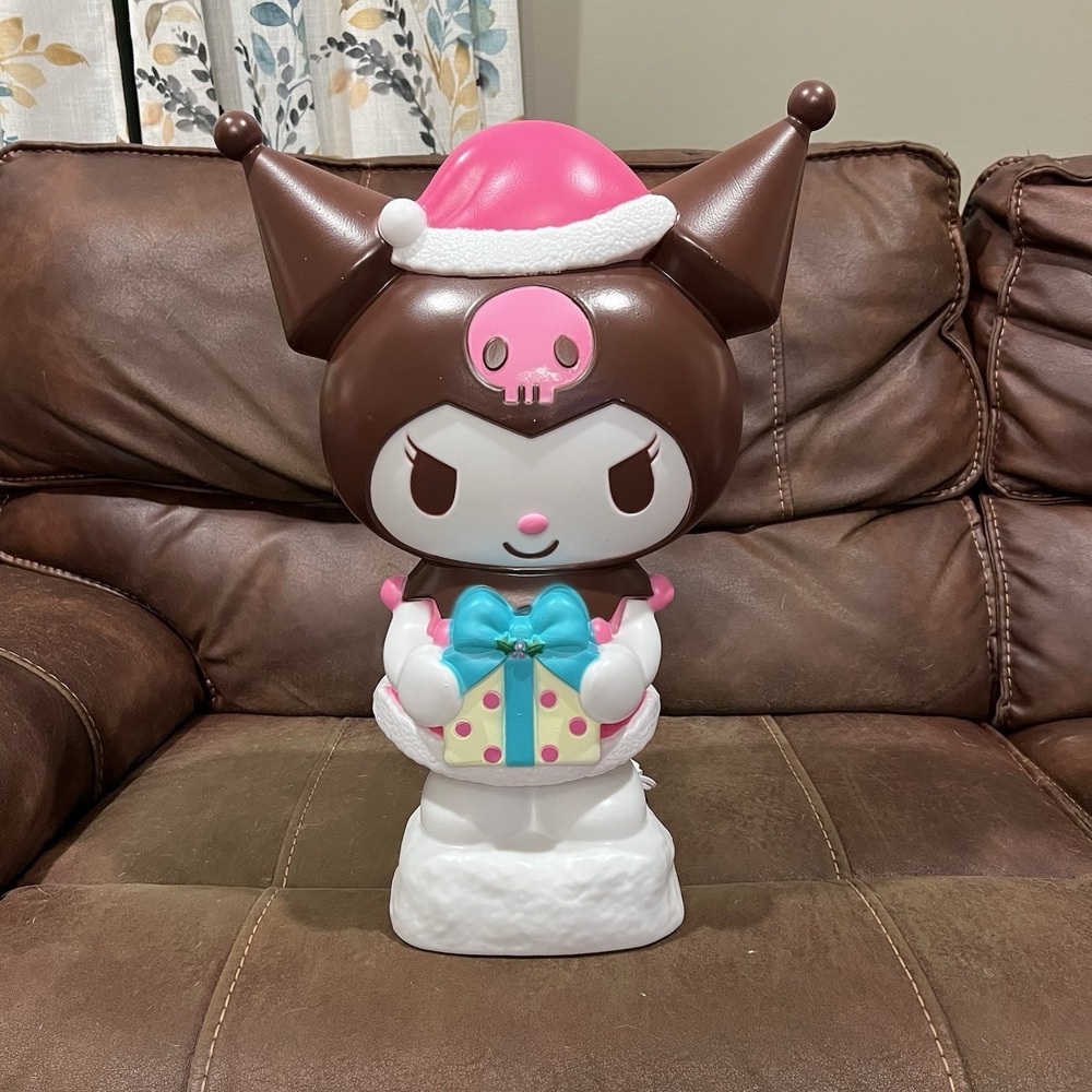 New KUROMI HELLO KITTY CHRISTMAS BLOW MOLD 21" 21in 2025 Plug In -IN HAND NEW